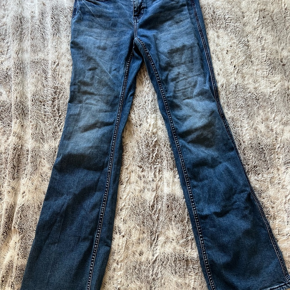 Shyanne Dark Blue Flare Jeans